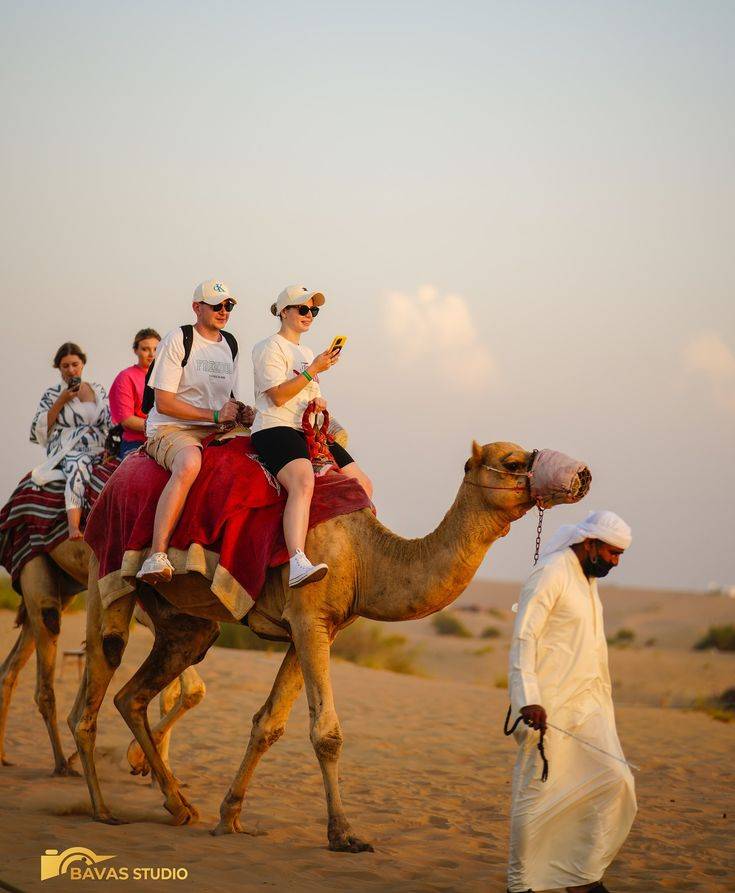 Morning Desert Safari with Sand Boarding and Camel riding